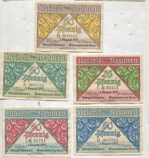 Pieniądze awaryjne: Rehmeu Badenia-Wirtembergia 5 sztuk (839)