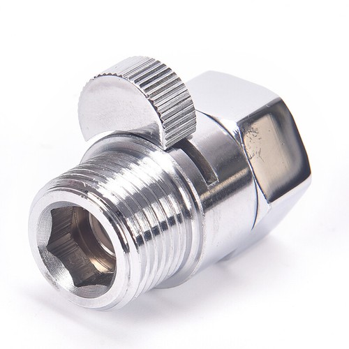 Full Brass G1/2" Flow Quick Control Shut-OFF Valve Shower Head Hand Water Sav Dt - Picture 5 of 5
