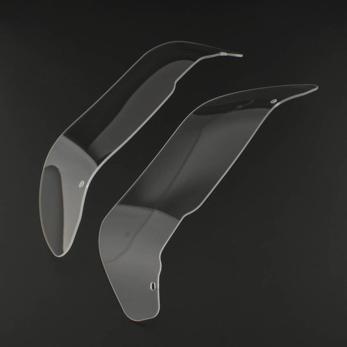 2PCS Clear Lower Air Deflectors Fit For Honda Goldwing 1800 GL1800 2018-2023 - Picture 5 of 12