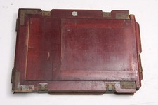 Half Plate Holder for 4 3/4 x 6 1/2" Glass - OD Slotted 6.25x8" 5/8" USED LF254