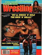 SPORTS REVIEW WRESTLING NOVEMBER 1986 TERRY GORDY ROCK & ROLL EXPRESS HORSEMEN