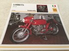 Carte moto scooter Lambretta 250 GP 1953 collection atlas