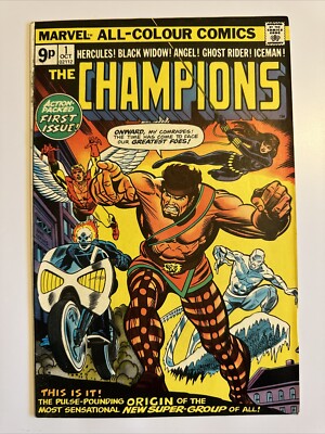 CHAMPIONS #1 Oct 1975 1st team appearance and origin of The Champions