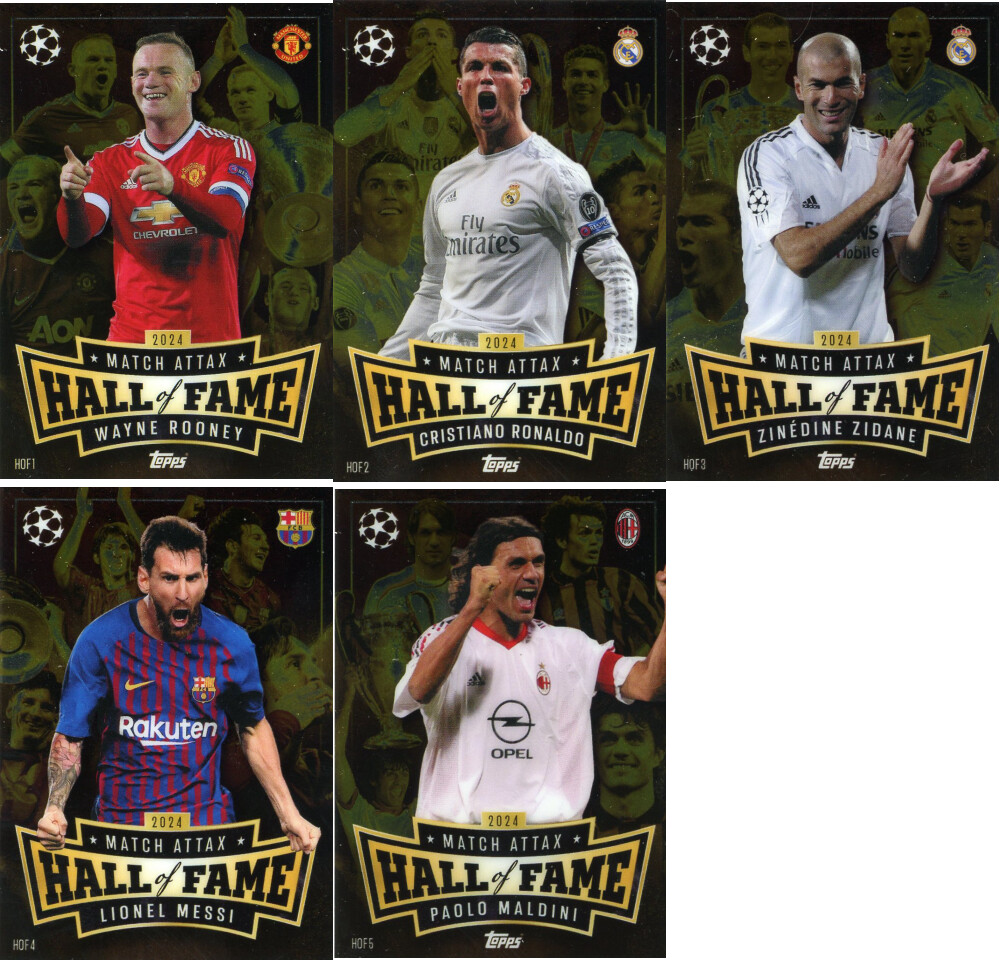 Topps Match Attax Champions League 2024/2025 Hall of Fame Chrome 1-5 | eBay Topps Match Attax Champions League 2024/2025 Hall of Fame Chrome 1-5 | eBay