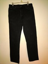 Vintage Levis 505 Denim Black Jeans 36x32 Orange Tag Made in USA