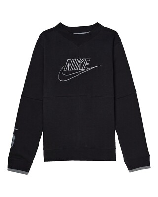 Nike Boys' NSW Amplify Crew Sweatshirt DQ8819-010 Boys US Size XL