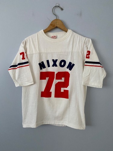 Vintage Richard Nixon 72 Presidential Campaign T-shirt Size Med Now Wear