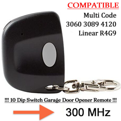 Multi-Code Gate Opener Garage Remote Control Clicker Transmitter 300 ...