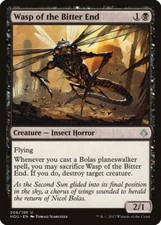 MTG Magic the Gathering Wasp of the Bitter End (206/257) Hour of Devastation LP
