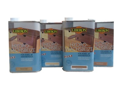 500 ml LIBERON HYDRO-WACHSBEIZE FLÜSSIG WACHS BEIZE FARBWAHL!!!