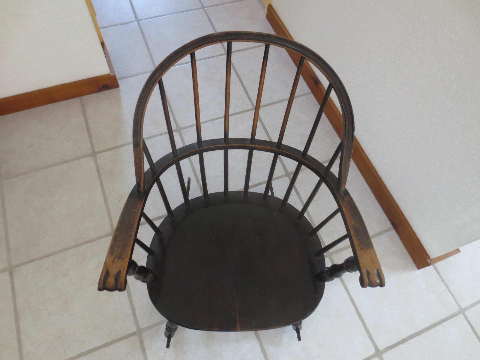 Antique Crocker Chair Company Windsor Rocker Sheboygan Wisconsin