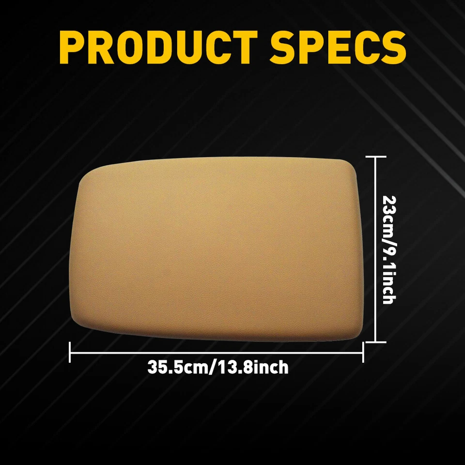 Cubierta de tapa de reposabrazos de consola central con base para Toyota Highlander 2008-2013 Foto 2 de 4