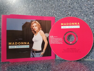 MADONNA AUSTRALIA CD MAXI SINGLE LOVE PROFUSION PART 1 NOTHING FAILS PINK SLEEVE