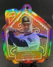 2024 Topps Holiday Oversized Die Cut MLB Ornaments #MLBO11 Jasson Dominguez RC