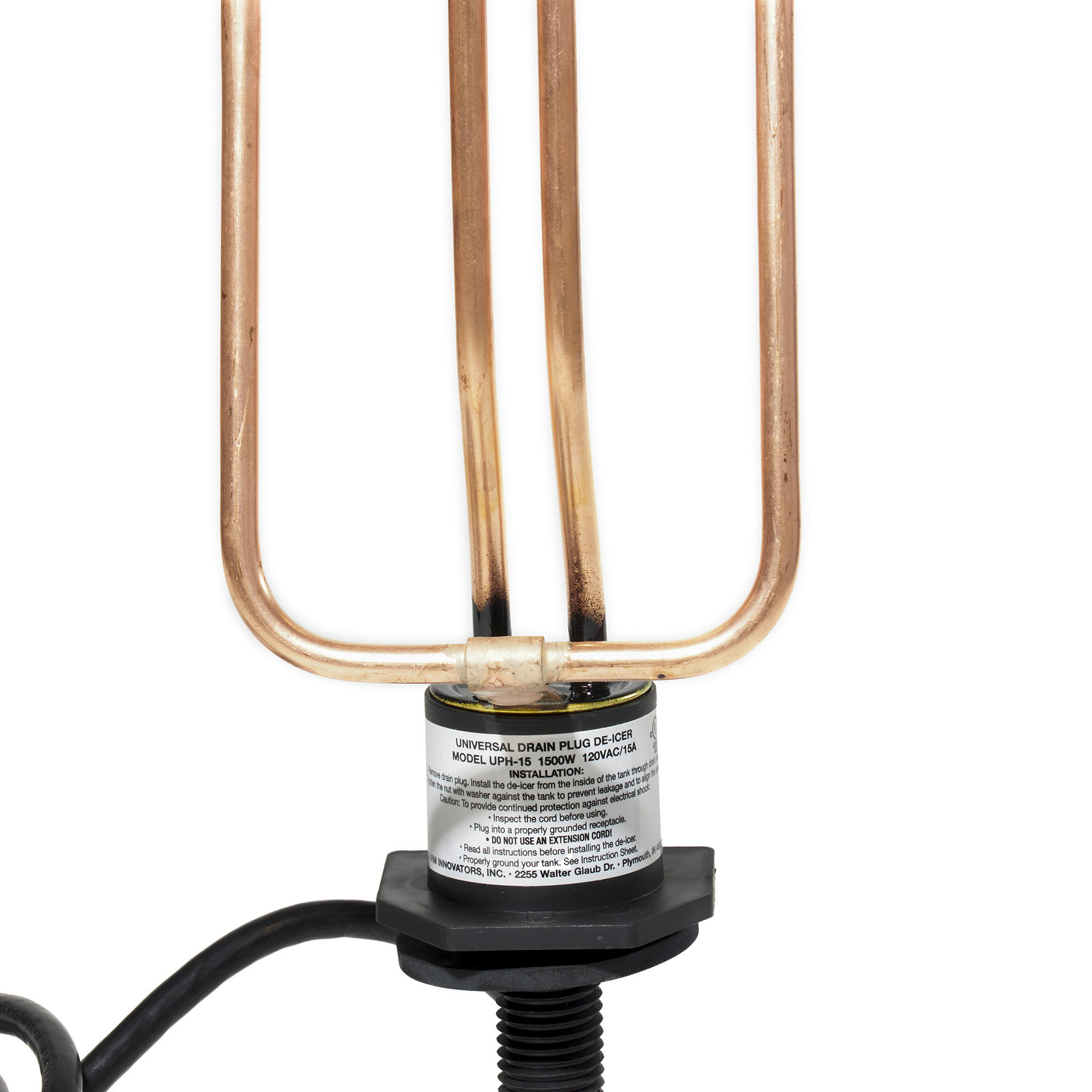 Farm Innovators UPH15 Universal Livestock Water Tank 1500W Drain Plug