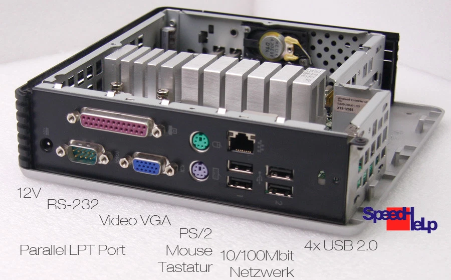 Hp Mini-Computer Pc for Windows 98 Old Dos Games 400mhz 20gb Hdd Rs-232 Parallel - Image 2 of 4