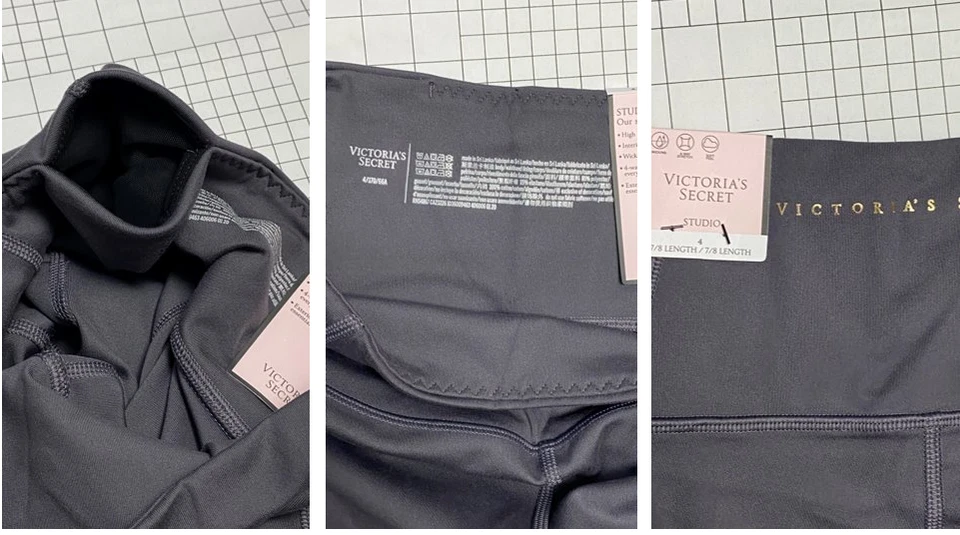 Victoria Secret Leggings Studio Essential Tight High Rise In Tornado 24" Inseam - Image 3 of 4