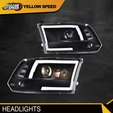 Fit For 2009-2018 Dodge Ram 1500 2500 3500 LED DRL Projector Headlights 1Pair