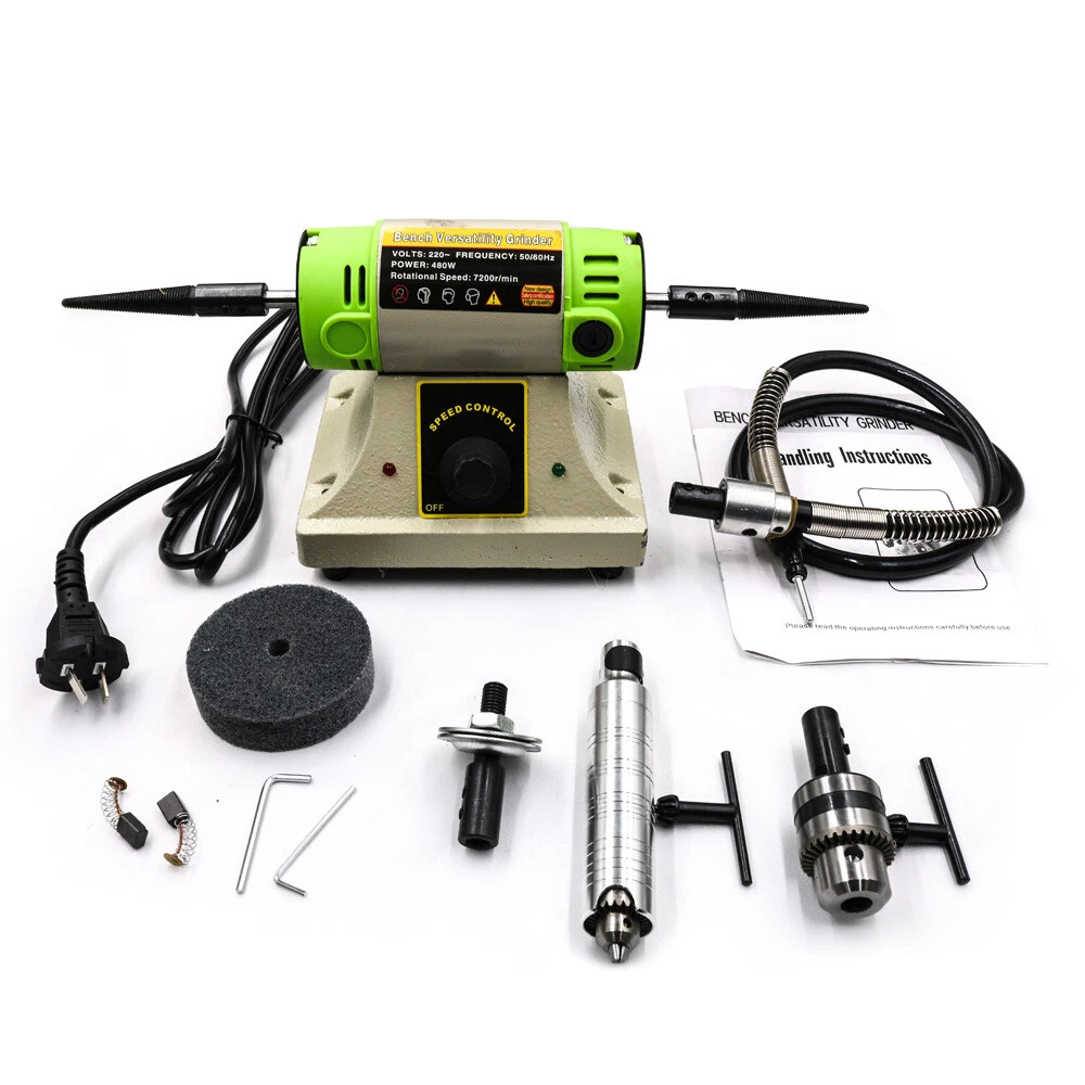 Electric Bench Versatility Grinder DIY Polishing Grinding