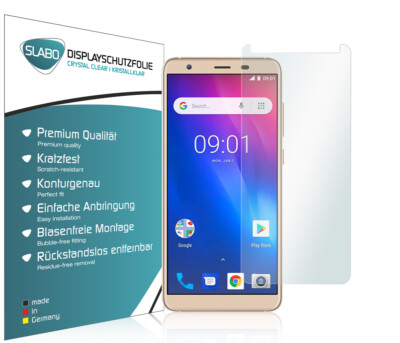 Slabo Displayschutzfolie für Ulefone S1 (2019) (4er Set) KLAR ''Crystal Clear''