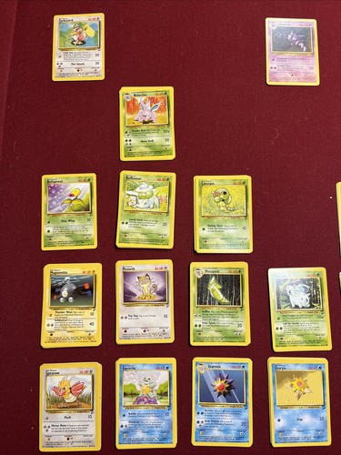 56 Cards Complete Common & Uncommon Pokemon Base Set 2 LP-NM WotC Vintage - Picture 2 of 11