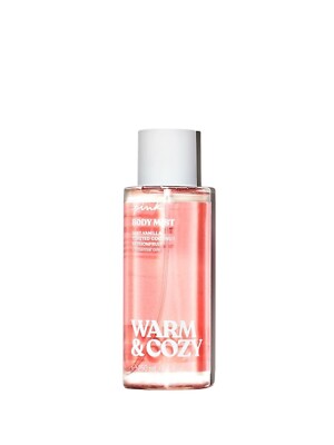 Victoria's Secret Pink Warm And Cozy Fragrance Body Mist Spray 8.4 oz NWT