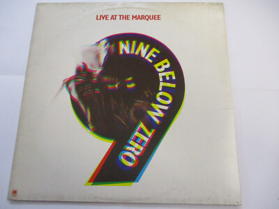 NINE BELOW ZERO - LIVE AT THE FESTZELT - LP VINYL EX/EX 1980 HOLLAND