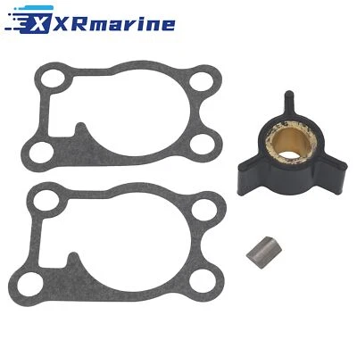 XRMARINE Wasserpumpen-Flügelrad-Set für Johnson Evinrude 2 2,5 3 3,5 4 PS, 2-Takt