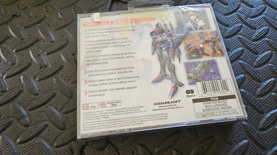 Sealed Xenogears Black Label Intact Y-Fold Original - Image 3 of 4