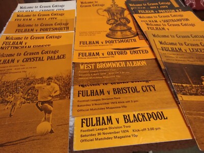 Fulham v Preston North End 1973/74