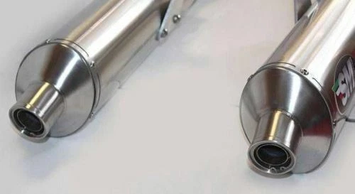 Ducati ST2 / ST3 Silmotor Dual scaricoSystem Slipon Oval Silencers road legal Foto 2 de 2