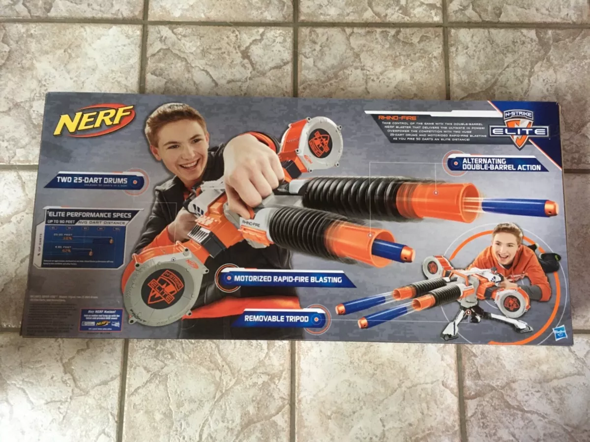 Nerf N-Strike Elite Rhino-Fire Blaster ( Exclusive) Open Box