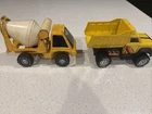 Vintage Tonka and Gabriel Pressed Steel Construction Trucks Lot of 2