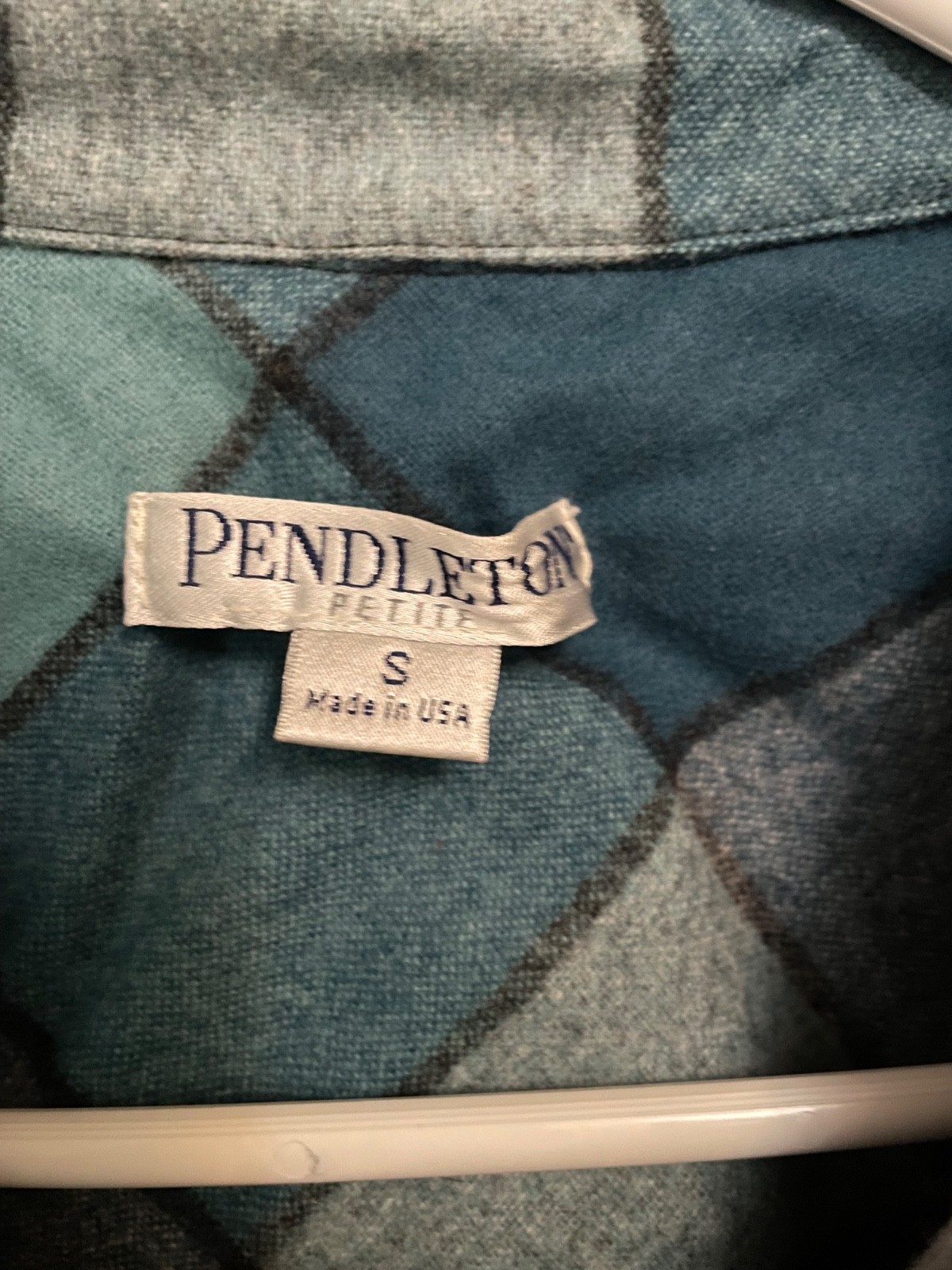 Pendleton 100% Wool Flannel Button Down. Small-Pe… - image 2