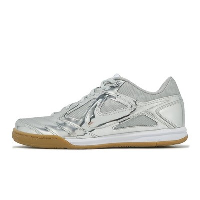 Nike Gato LV8 Metallic Silver Gum Men Unisex Indoor Soccer Shoes