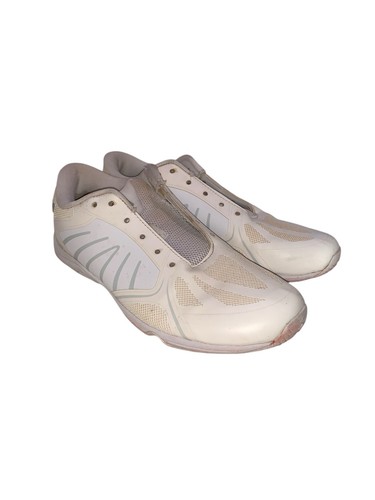 Varsity Miza Cheer Spirit Damenschuhe weißes Leder Größe 7,5 ohne Schnürsenkel gebraucht " - Bild 7 von 15