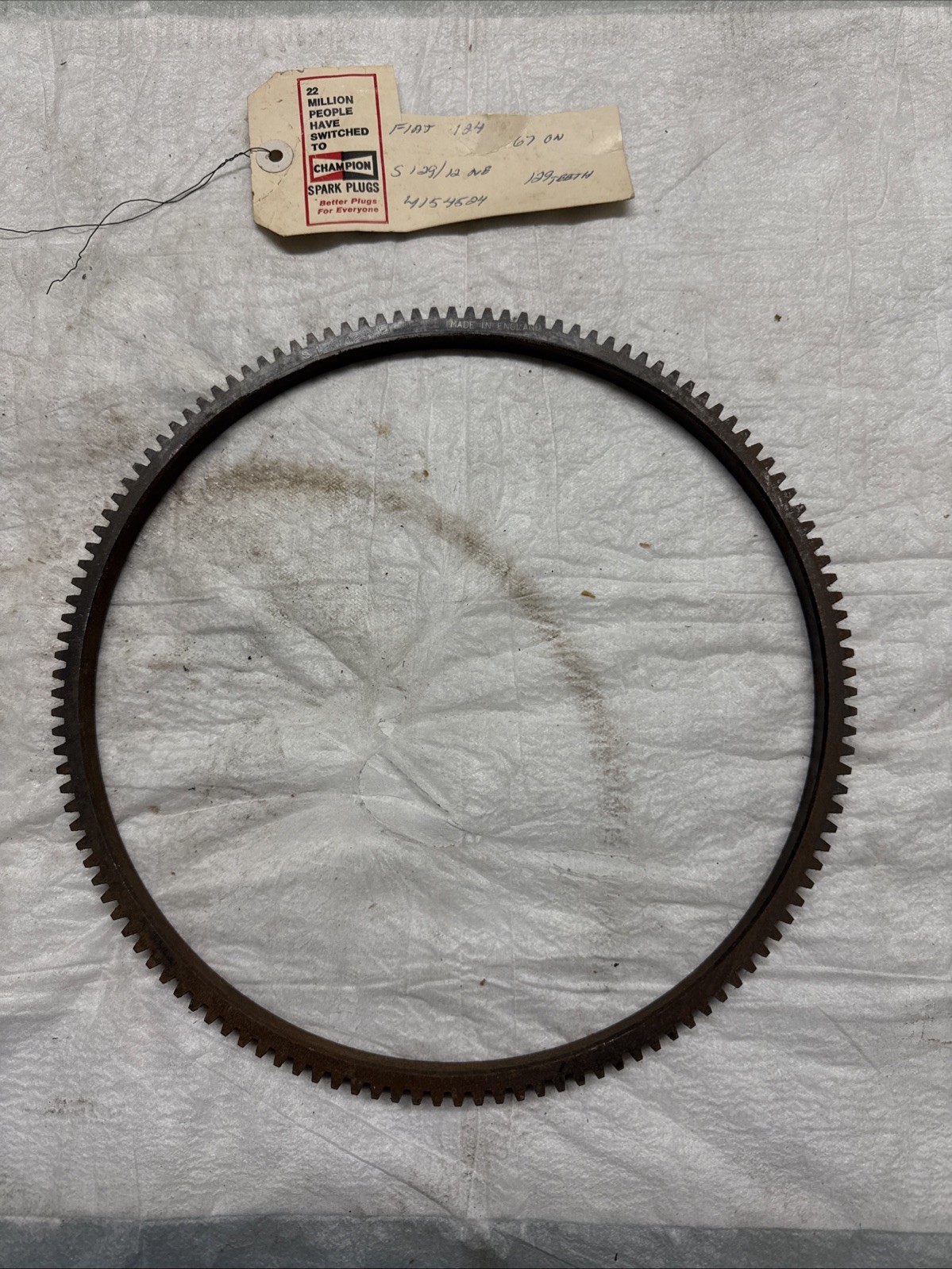 Fiat 124 Flywheel Ring Gear S129/12 NE