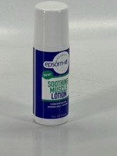 Epsom-It Soothing Muscle Lotion Rollerball  3 oz - NEW