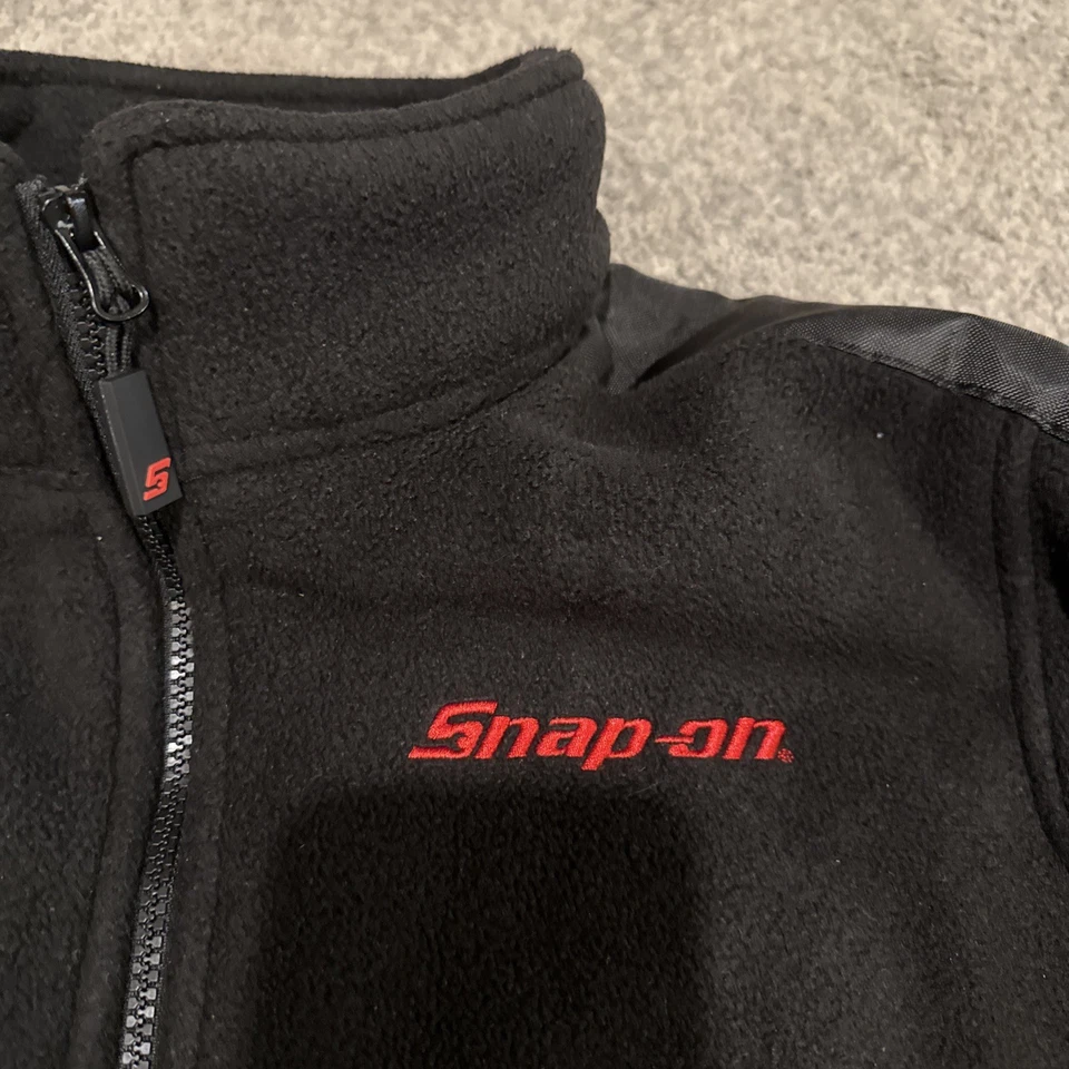 Snap-On Tools Heavyweight Sherpa Winter Fleece Jacket Mens Black Small - Image 2 of 4