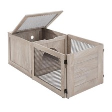 unipaws 3 in 1 Mutil Purpose Cat Birthing Nesting Box, Cat House and Playpen,...