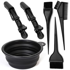 Salon Hair Coloring Dyeing Kit with Hair Care Dye Brush Highlighting Tools