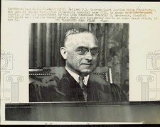 1939 Press Photo U.S. Supreme Court Justice Felix Frankfurter - nei49503