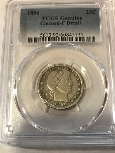 1896-P Barber Quarter — photo from another recent sale