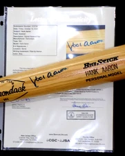 HANK AARON HOF Signed Autograph Adirondack Pro Model Baseball Bat JSA 💎 LOA