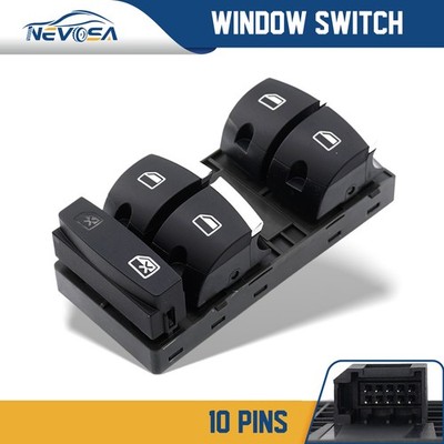 4F0959851H Power Window Switch For Audi A3 8P Q7 A4 A6 RS3 S3 | eBay
