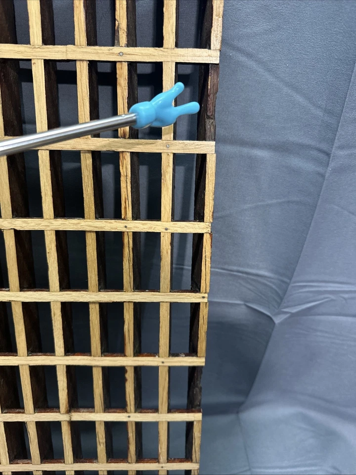 1940's-60's Wood Floor Ceiling Grate Air Vent 24"x 20.5"  189  Slots **W/ damage - Image 4 of 4