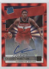 2020 Donruss Rated Rookies Red Laser Signatures 38/49 Cassius Winston Auto s5j
