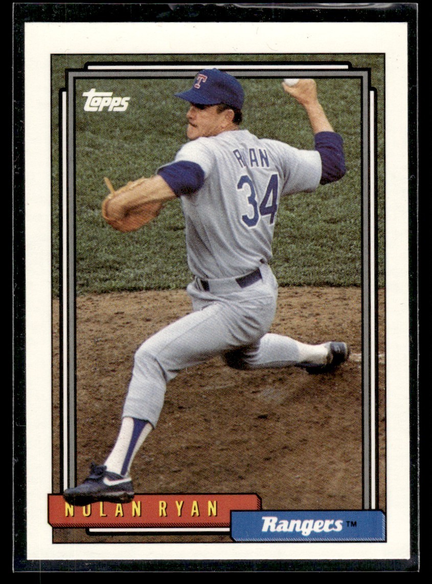1992 Topps Nolan Ryan Texas Rangers #1