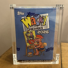 Acrylic Display Case Magnetic Lid FITS 2026 Wacky Packages All New Series Box