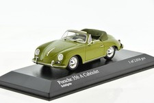 1956 PORSCHE 356 A Cabriolet light green 1/43 MINICHAMPS 400064230